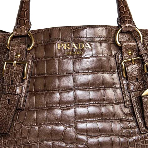 prada croc bag